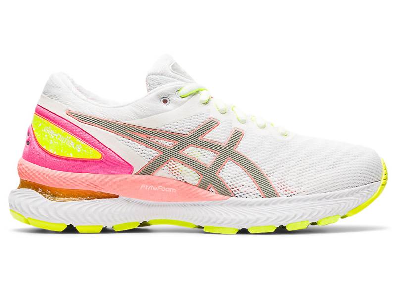 Sapatilhas Running Asics GEL-NIMBUS 22 LITE-SHOW Mulher Branco, 9050A689.582